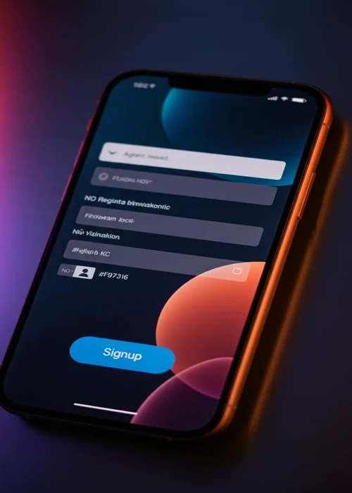 Capture d'écran du formulaire d'inscription stratégique sur Billionaire Spin Casino avec codes bonus et options de compte.